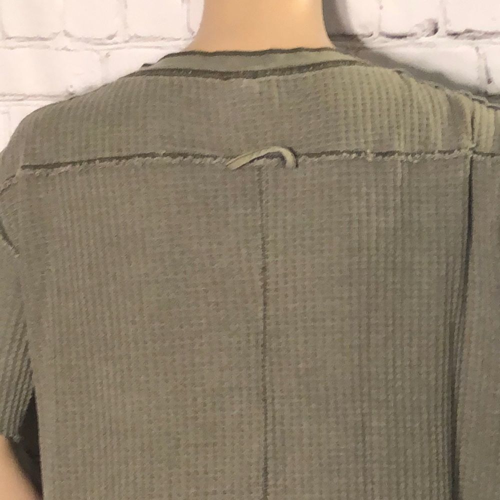 Free People Park Staff Shirt Military Styling Has Been Altered XS - Picture 7 of 9